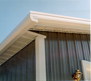 Optional Overhang – R.C. Buildings, Inc.